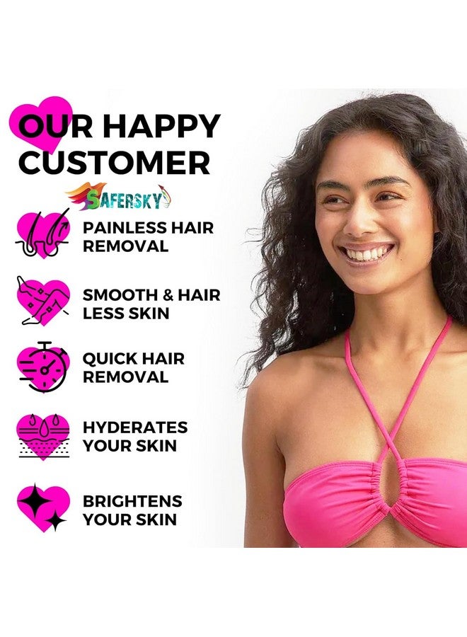 BLITZWAX بليتزووكس مسحوق شمع إزالة الشعر للبكيني | مسحوق شمع إزالة الشعر العشبي للبكيني للنساء | 5 دقائق من الشمع العشبي الخالي من الألم لجميع أنواع البشرة اليدين والساقين وتحت الإبط ومنطقة البكيني والمنطقة الحميمة | 100 جرام - Image 5