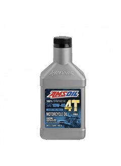 أمسويل زيت محرك دراجات امزويل تخليقي بالكامل AMSOIL 10W40 4T 