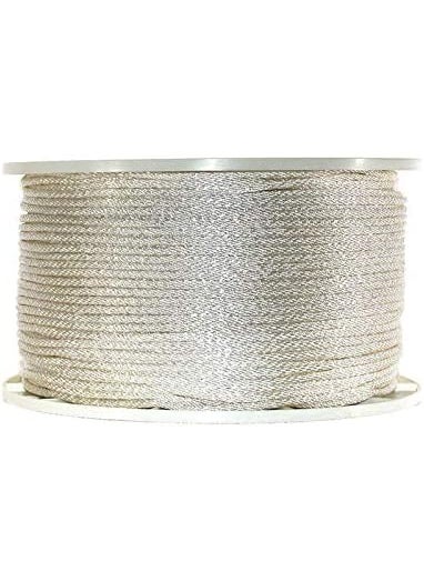 Wellington Wellington 316 in Dia x 1000 ft L White Solid Braided Nylon Rope  - Image 1