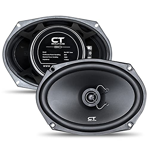 CT Sounds BIO-6X9-COX 6x9 Inch Coaxial Car Speakers, 200 Watts Max, Pair - Image 4
