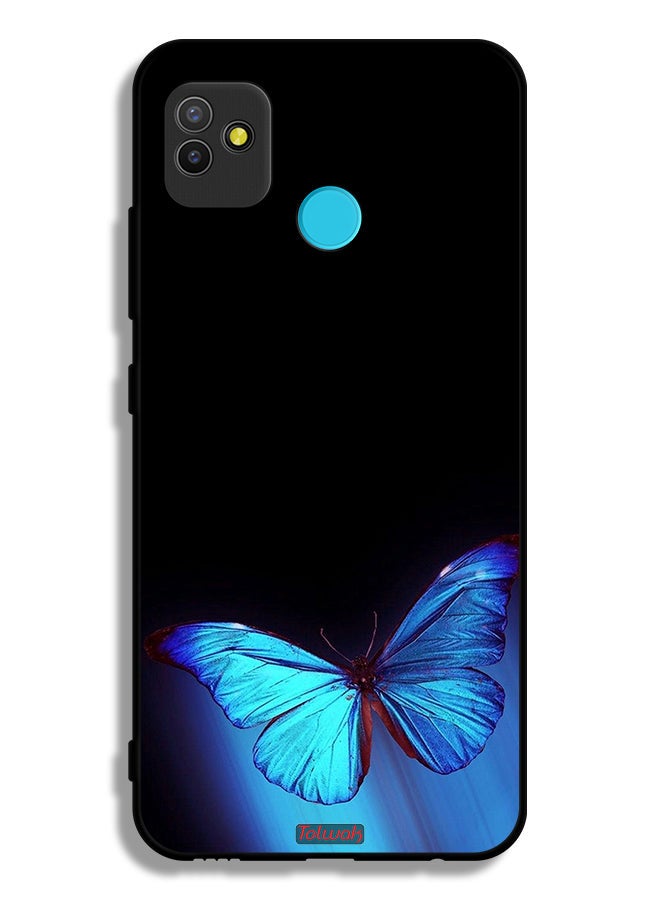 Tolwak Tecno Pop 5 Protective Case Cover Butterfly Art - Image 2