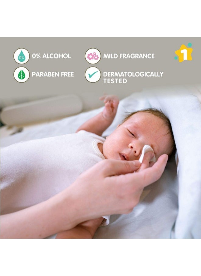 1st Step - Baby Wet Wipes Enriched With Aloe-Vera And Jojoba Oil (80Pcs, Pack Of 4) - Image 1