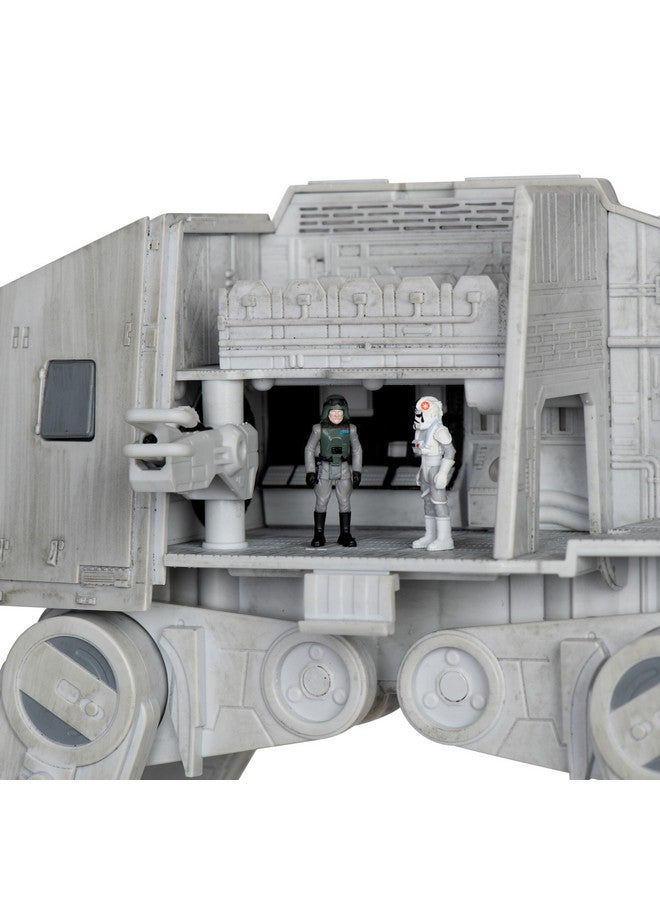 Star Wars Micro Galaxy Squadron at-at Walker - 10-Inch Assault Class Vehicle with Five 1-Inch Micro Figure Accessories - Image 4