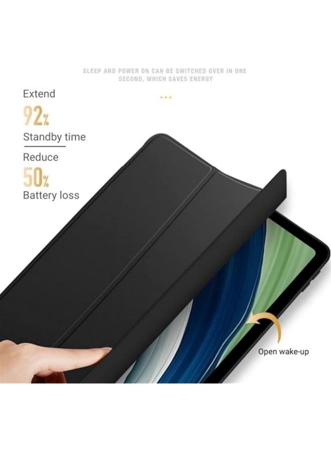 General Case Compatible with Huawei Matepad Pro 13.2 inch 2023, Slim Three-fold Bracket Protective Cover, Soft Silicone Case, Automatic Wake/Sleep  - Image 3