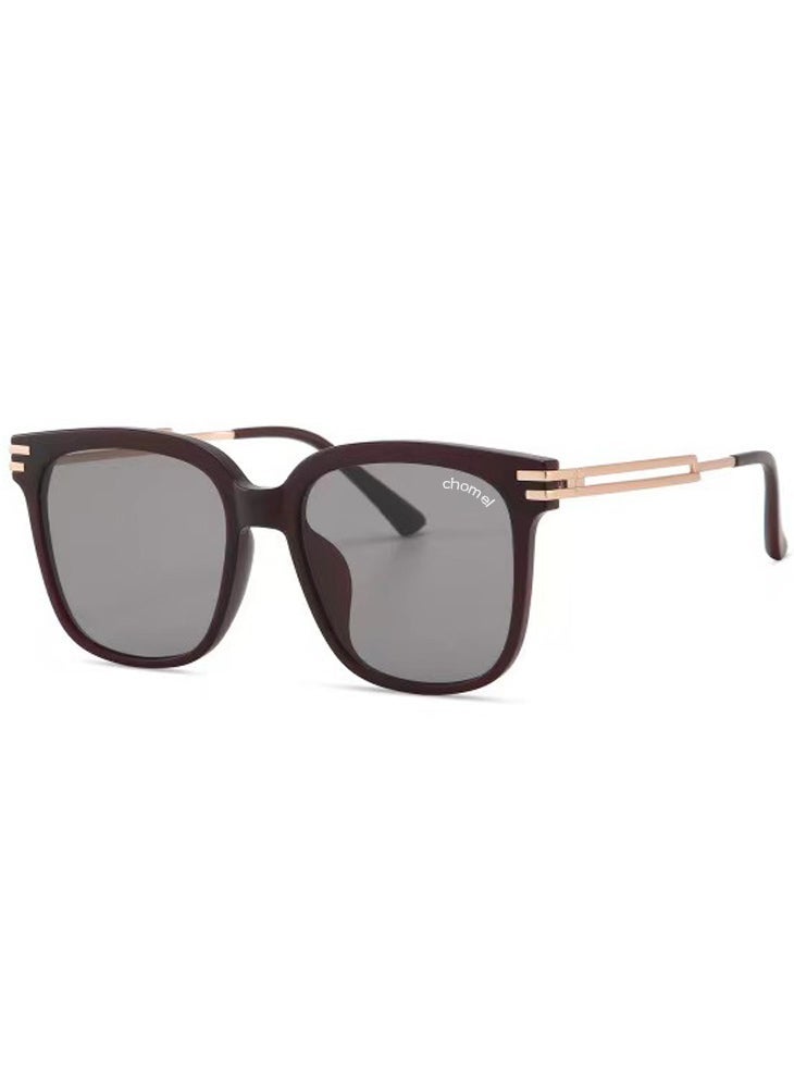 تشوميل نظارات شمسية نسائية أنيقة عالية الدقة بعدسات من النايلون مضادة للأشعة فوق البنفسجية والضوء الأزرق - Image 1