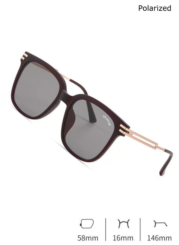 تشوميل نظارات شمسية نسائية أنيقة عالية الدقة بعدسات من النايلون مضادة للأشعة فوق البنفسجية والضوء الأزرق - Image 2