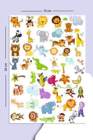Cute Animals Assorted Sticker Set Suitable For Planner Agenda Bullet Journal Set - pzsku/Z06DEBA1EF743CB83B0A9Z/45/_/1737275668/62194d02-e61b-4731-a1fc-5f7950920abf