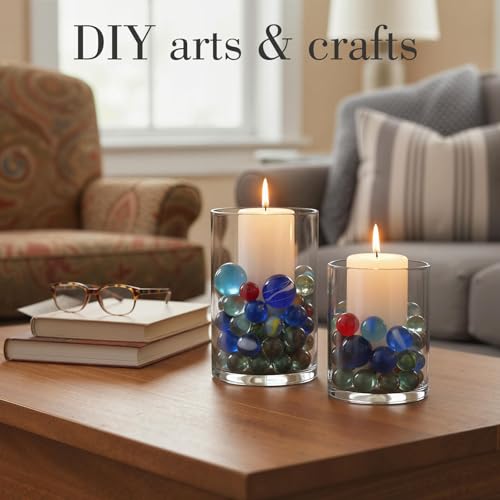 Shindel 85PCS Glass Marbles for Vases, Vase Filler Flower Candle Crafts Centerpieces and Wedding Decoration - Image 4