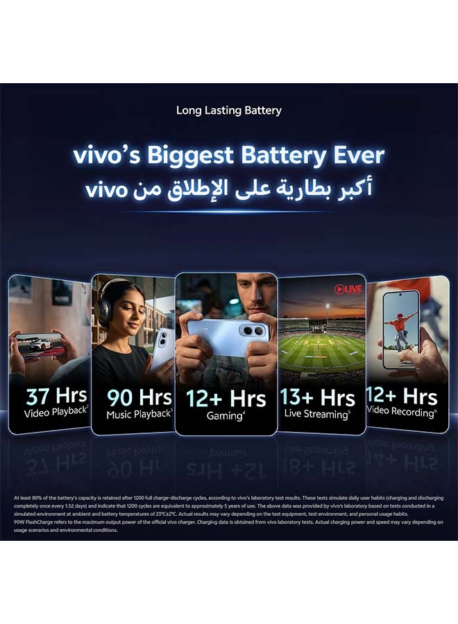 vivo T5 Pro 5G AI Dual SIM Black 12GB 256GB With Exclusive Gifts: Smartwatch, 90W charger, Protective Cover, 4-year free battery replacement And 24 Months Warranty + 1 Year Screen Replacement - Middle East Version - Image 5