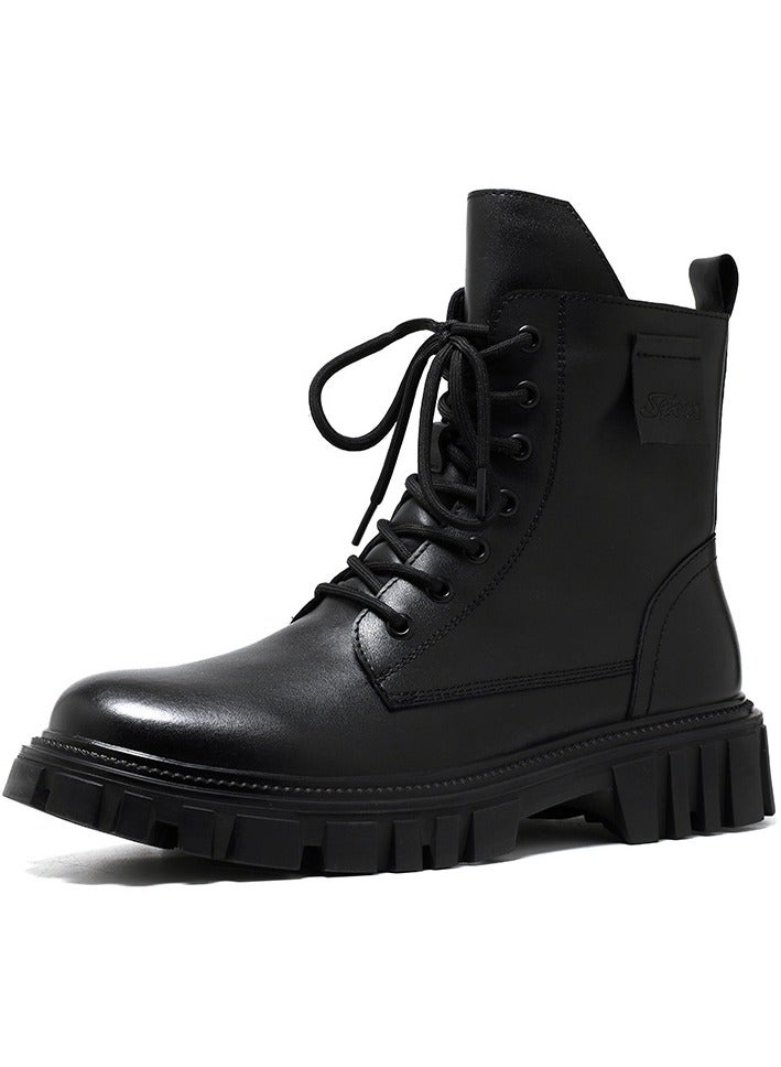 Warrior New Thick Sole Elevated Casual Martin Boots - Image 1