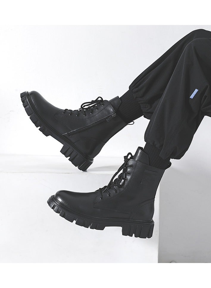 Warrior New Thick Sole Elevated Casual Martin Boots - Image 4