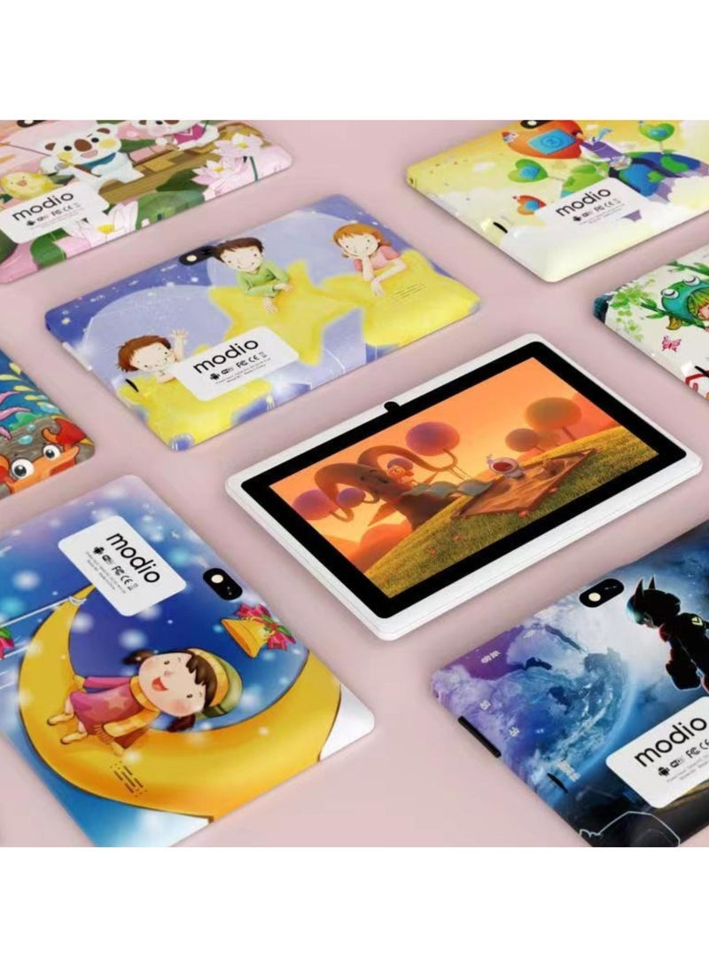 JAJEEK M1 Tablet for Kids Dual Camera 7 inch display, HD Screen, 128GB,5G WiFi Tablet PC 3000 mAh Battery_Red - Image 2