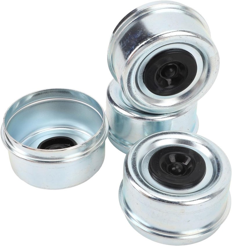 Polished safe edge Qqmora 4pcs Trailer Axle Dust Cap 2.72in, Grease Cover with Rubber Plugs, Suitable for 7000-8000lbs Axles, Ideal for Dexter Trailer RVs, Bearing and Wheel Center Ready order processing Trendy varied sizing alternatives Trendy flexible practical build Air & land transit compatible Ready varied options Elegant practical design Globally popular universal design Global upgraded practical design Gulf climate tested upgraded quality Coast & inland available Occasional & permanent usable KSA market popular practical build All storage type compatible Multi-goal comprehensive design Market diverse application fit Dust proof Transit damage minimized design Reliable daily use design Stackable design Light durable upgraded substance Fast warehouse picking Cross part assemble fit Month-round consistent deliver All usage compatible - Image 5