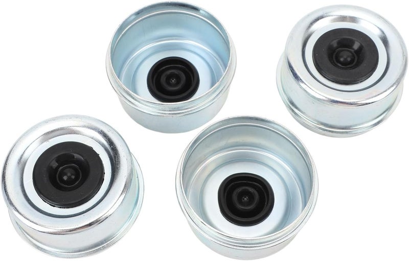 Polished safe edge Qqmora 4pcs Trailer Axle Dust Cap 2.72in, Grease Cover with Rubber Plugs, Suitable for 7000-8000lbs Axles, Ideal for Dexter Trailer RVs, Bearing and Wheel Center Ready order processing Trendy varied sizing alternatives Trendy flexible practical build Air & land transit compatible Ready varied options Elegant practical design Globally popular universal design Global upgraded practical design Gulf climate tested upgraded quality Coast & inland available Occasional & permanent usable KSA market popular practical build All storage type compatible Multi-goal comprehensive design Market diverse application fit Dust proof Transit damage minimized design Reliable daily use design Stackable design Light durable upgraded substance Fast warehouse picking Cross part assemble fit Month-round consistent deliver All usage compatible - Image 2