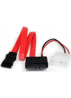 4660 Sata 7 + 6 Pin Socket Slim Data Power Disk HDD Cable