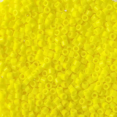 Miyuki Delica Seed Beads Bundle: Size 11/0, Fiesta Opaque Palette Collection DB721, DB729, DB733 - 3 Tubes of 7.2 Grams ea - Image 2