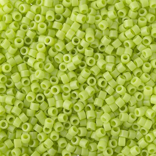 Miyuki Delica Seed Beads Bundle: Size 11/0, Fiesta Opaque Palette Collection DB721, DB729, DB733 - 3 Tubes of 7.2 Grams ea - Image 3