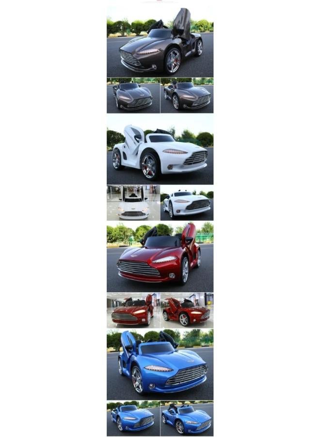 Kids Car | Rechargeable Battery Operated Ride on car for Leather seat Kids, Toy with Music, USB, Safety Belt Baby Big Electric to Drive 2 5 Years Boy Girl (Multicolor) (blue) - Image 3