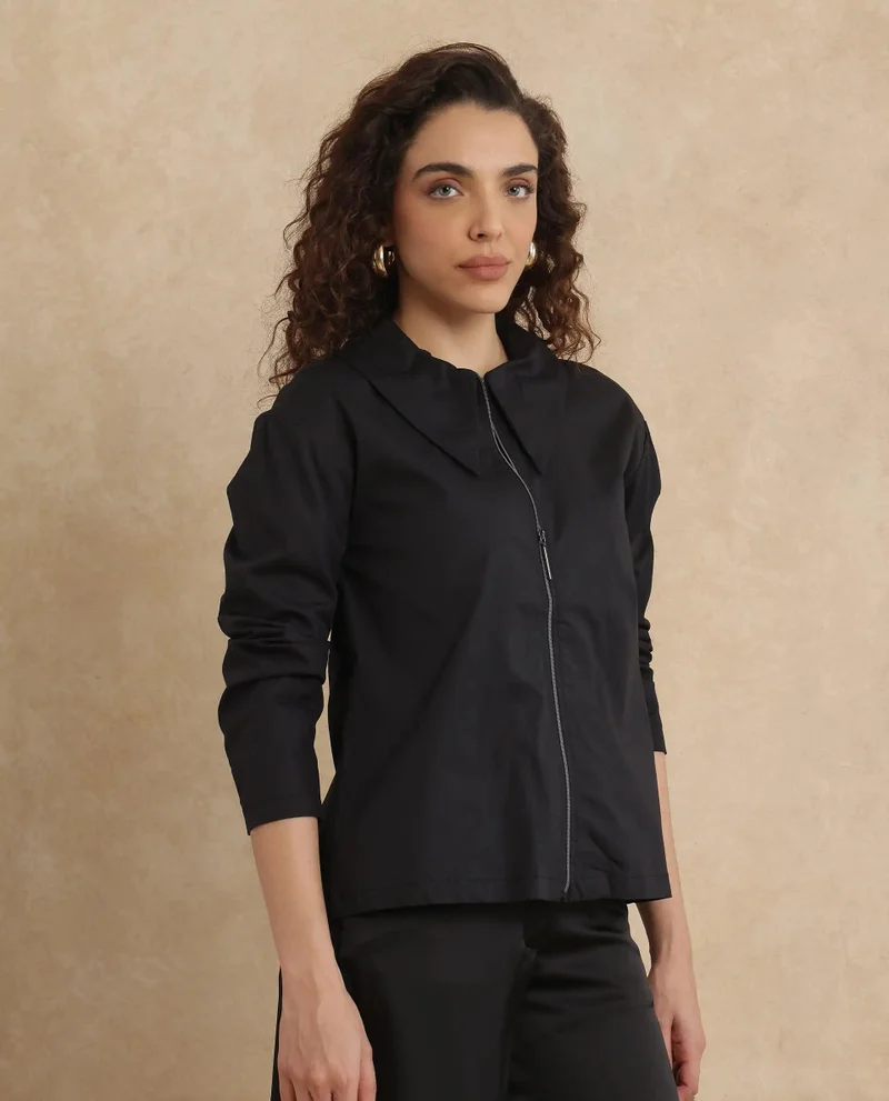 Rareism Women's Full Sleeve Plain Top