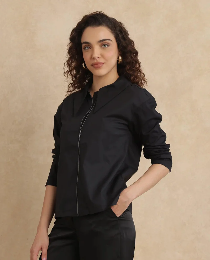 Rareism Women's Full Sleeve Plain Top