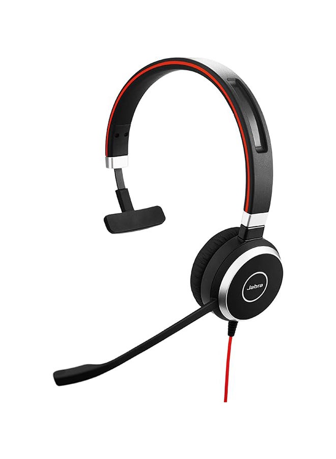 Jabra Evolve 40 Ms Professional Wired Headset, Mono – Telephone Headset For Greater Productivity, Superior Sound Calls And Music, 3.5mm Jack/Usb Connection, All-Day Comfort Design, Optimized Black - Image 1