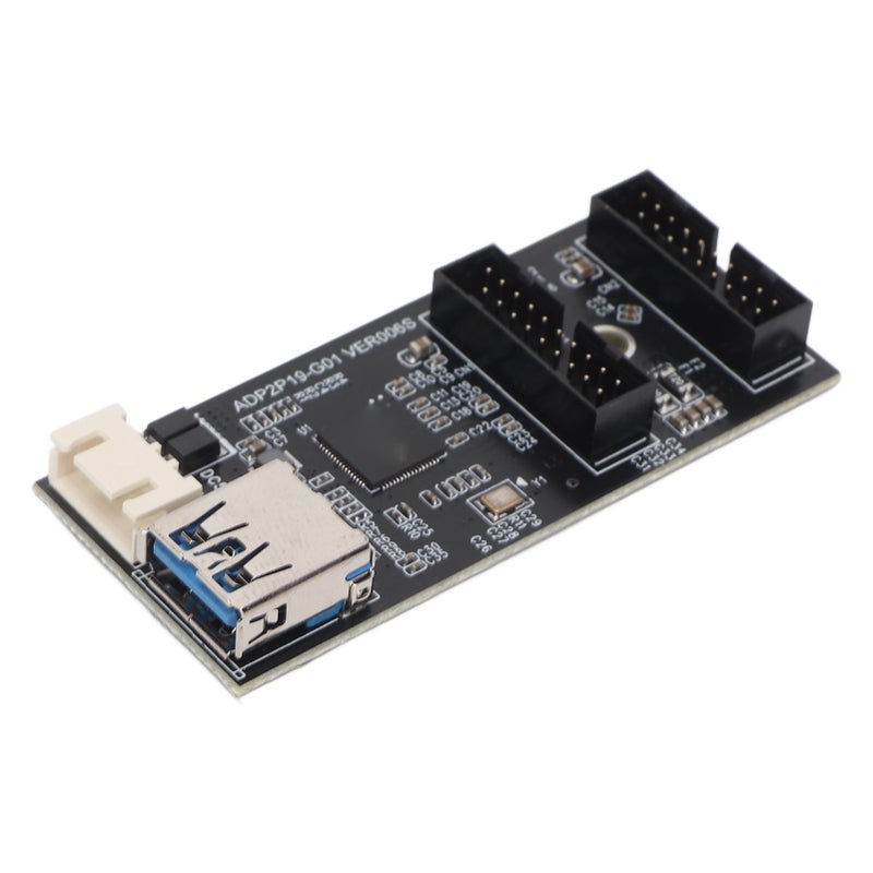 USB3.2 GEN1 Adapter Card 5Gbps Transmission Stable Widely Compatible 19PIN to 2 Port 19PIN Card for Desktop Motherboard - Image 3
