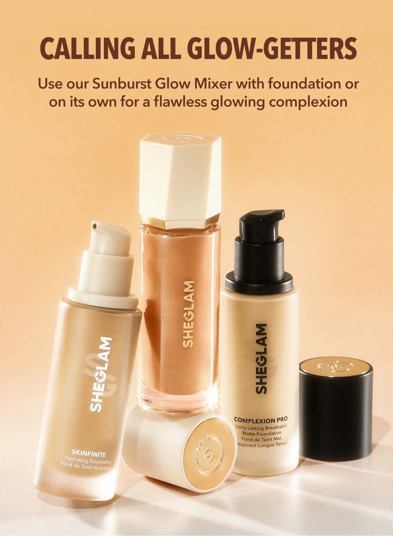 SHEGLAM Sunburst Glow Mixer - Light Warm Peach - Image 4