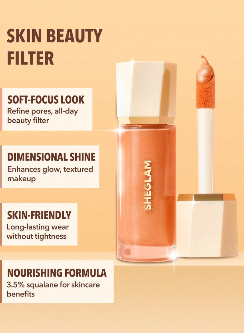 SHEGLAM Sunburst Glow Mixer - Light Warm Peach - Image 5