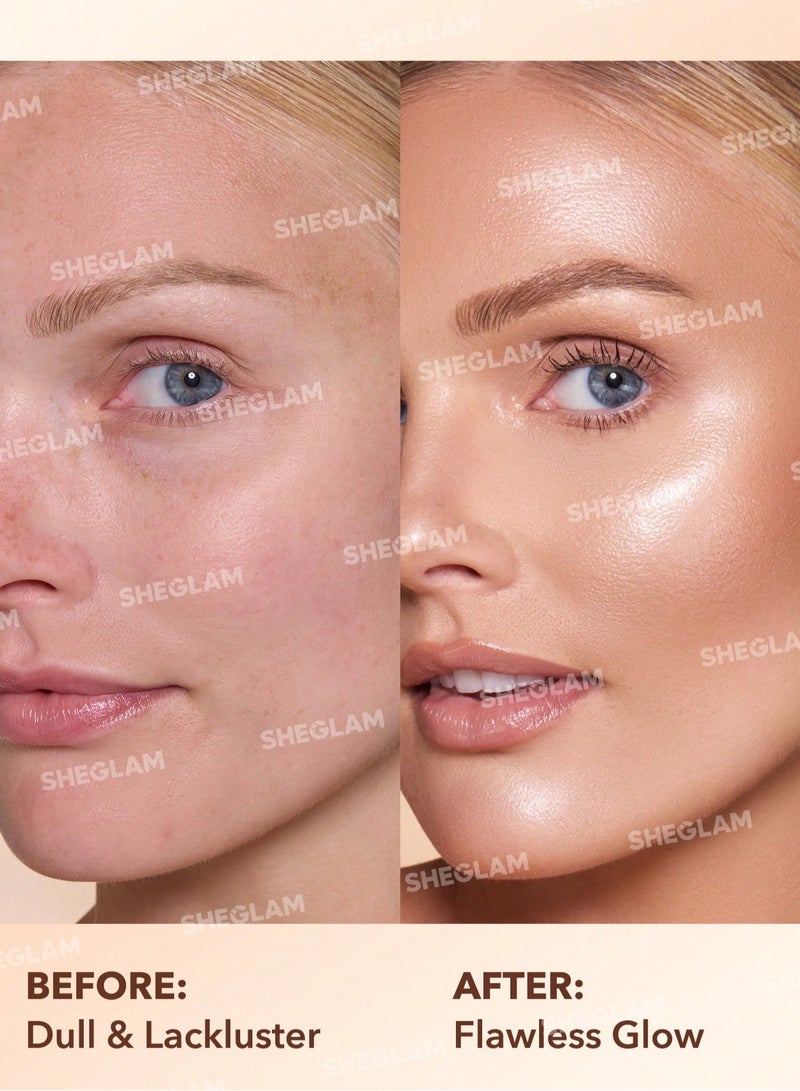 SHEGLAM Sunburst Glow Mixer - Light Warm Peach - Image 3