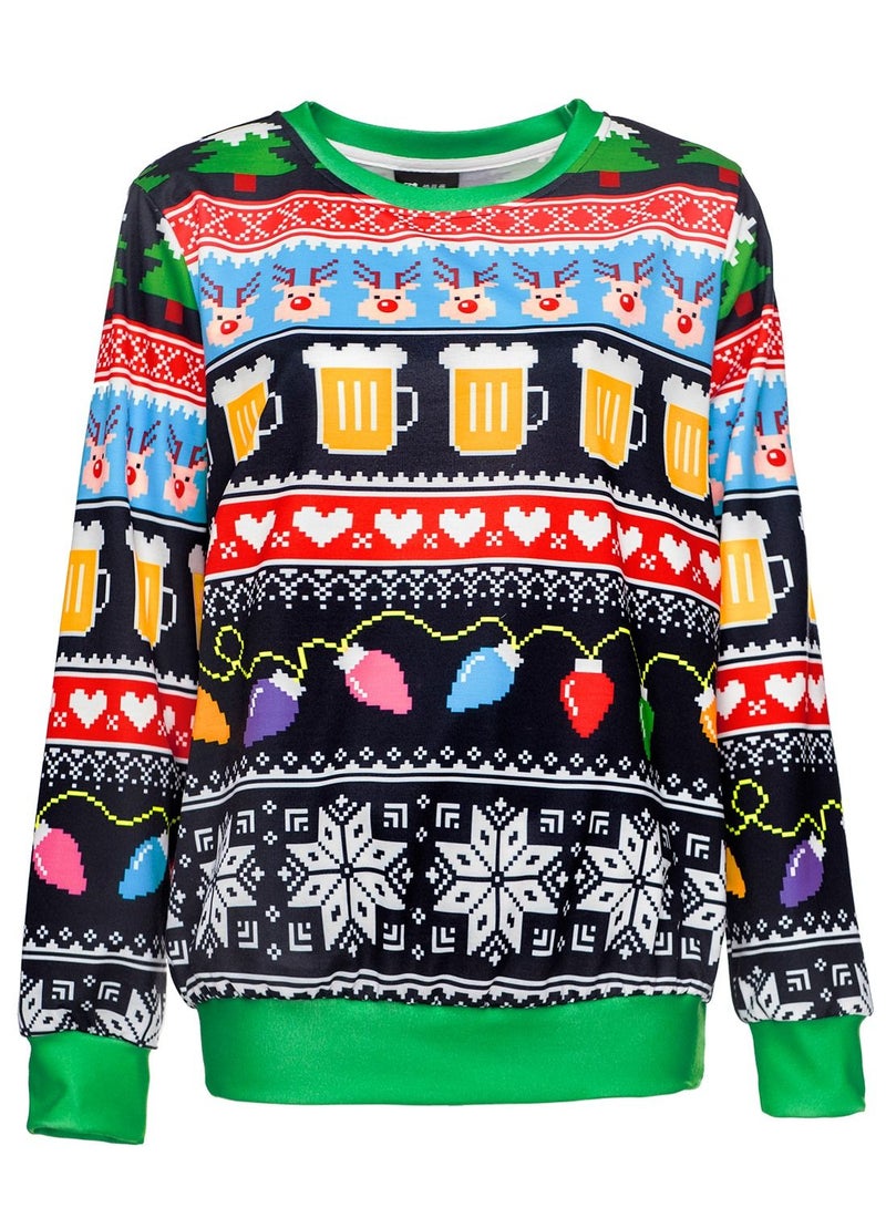 Loquat 3D Printing Long Sleeve  Multicolour  - Image 1