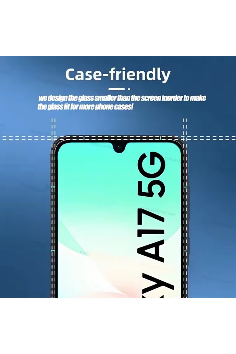 2 Pack Screen Protector Tempered Glass Designed for Samsung Galaxy A17 2025,, Bubble Free, Ultra Resistant - Image 2