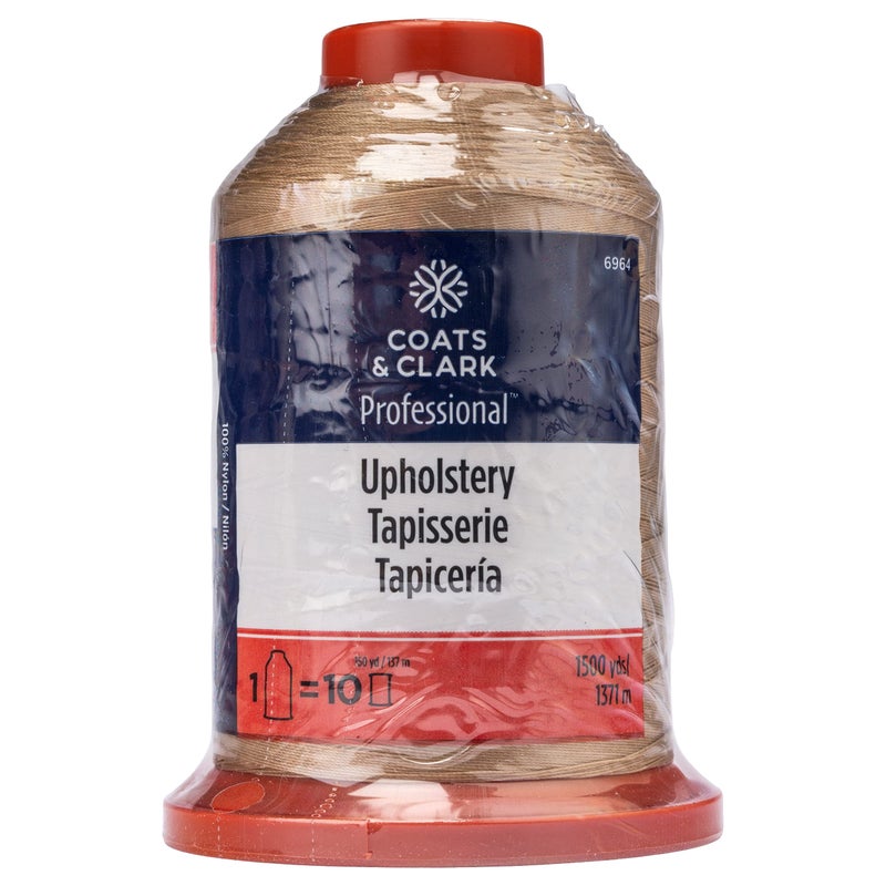 Coats Clark Professional Upholstery Thread 1500 yds Buff