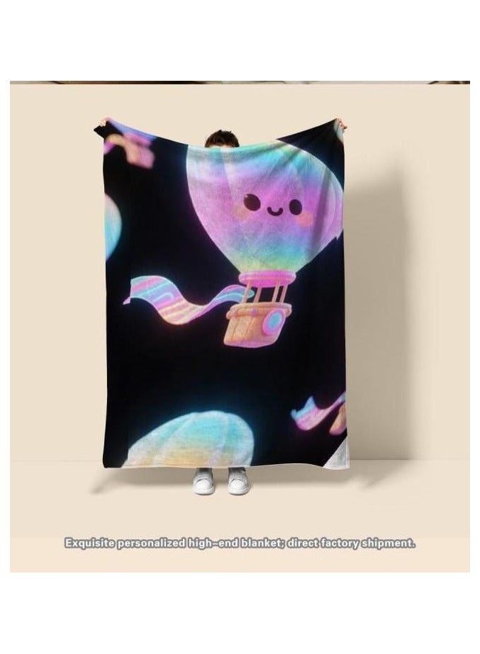 general Flannel thin blanket (warm and comfortable, suitable for sleep, gaming, dust removal and sandproof) 150cm*200cm - 234 - Image 3