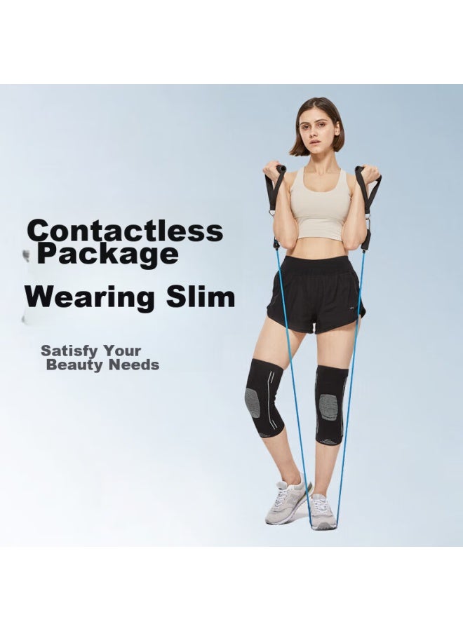 Tmt Sports Knee Pads For Women, Warm, For Running And Fitness, Protects Knees, Meniscus, Knee Joint, Prevents Injury, Two Pairs - Image 3