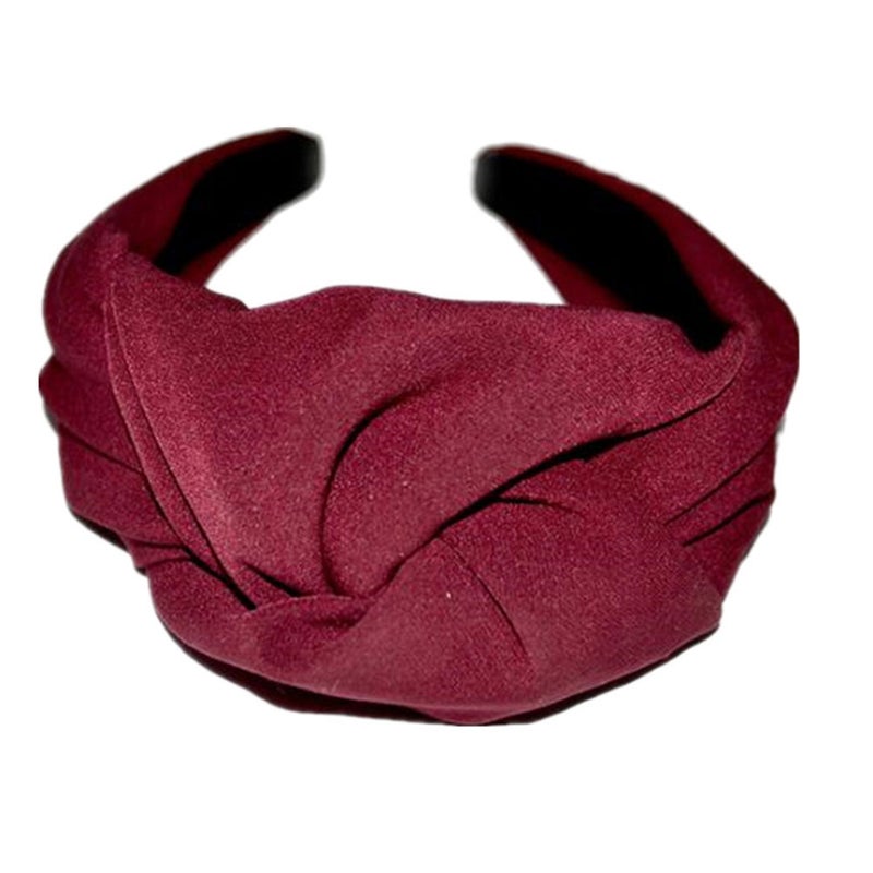Woman Fashion Hair Delicate Hair Band Headband Cloth Wide Hair Simple Hair Accessory ( ) - Image 4
