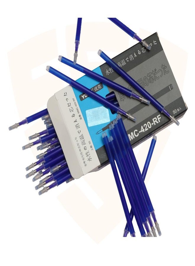 أس أس أس قلم سحري MMC-420-RF مزود بحبر قابل للإزالة للأقمشة والملابس - عبوة إعادة تعبئة غير مرئية ساخنة بالبخار للخياطين (عبوة من 50) - Image 4