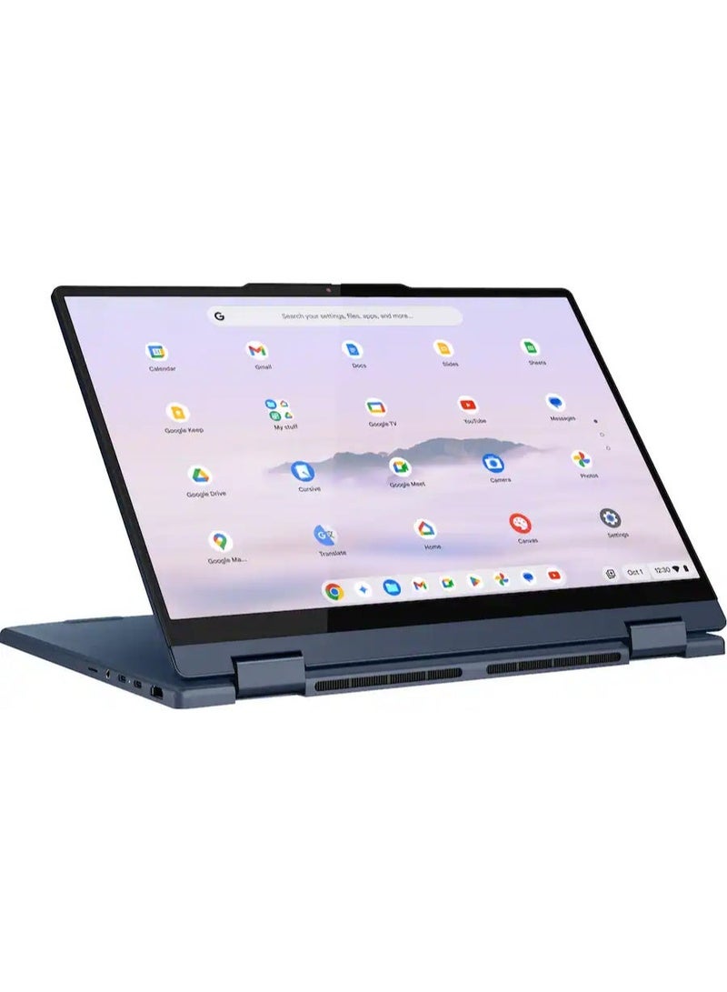 Lenovo Chromebook Plus 2-in-1 14" Full HD Touchscreen Laptop - Intel Core 3 Processor N355 2025 - 8GB Memory - 128GB Storage - Cosmic Blue English Cosmic Blue - Image 3