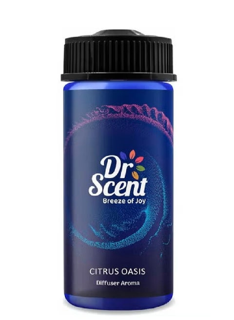 Dr Scent Diffuser Aroma Citrus Oasis , Feel the Distinctive Notes of Crisp Lime and Lemon, With Aromatic Strong Notes of Mandarin (170ml)