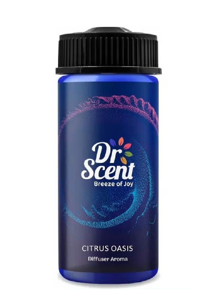 Dr Scent Dr Scent Diffuser Aroma Citrus Oasis , Feel the Distinctive Notes of Crisp Lime and Lemon, With Aromatic Strong Notes of Mandarin (170ml)  - Image 1