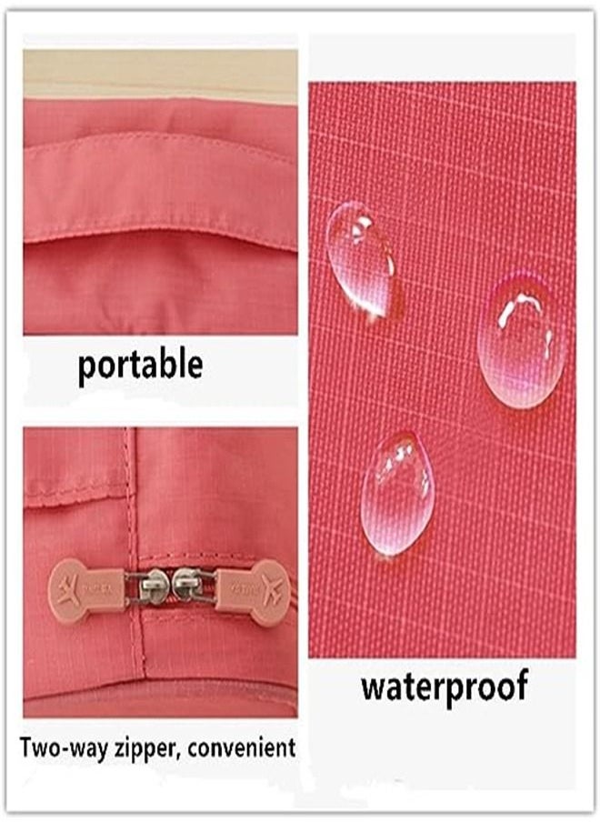Goolsky - Goolsky ortable Multi-Functional Socks Underwear Bra Organizer Case Travel Storage Bag Packing Cube Cosmetic Bag (Pink) - Image 1