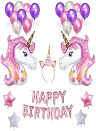 Unicorn Balloons Set - Gorgeous Balloon Decorations Birthday Girl Gift Pink Rose Gold Unicorn Party Supplies with Confetti & Heart Balloons For a Beautiful Birthday Bouquet or Baby Shower - pzsku/Z06E059471F8B1A762459Z/45/_/1718201111/fb3f4bbe-66f8-40ff-89df-dbe861fe8b7e