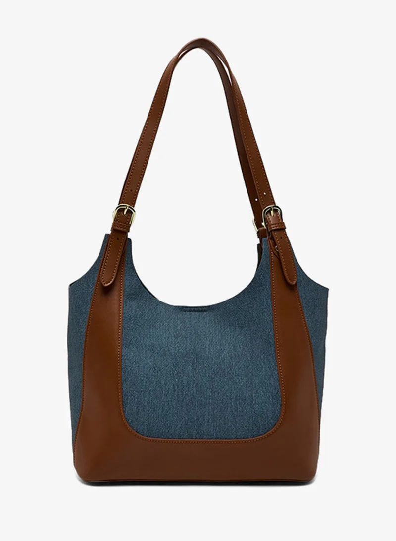 R&B Color Block Shoulder Bag