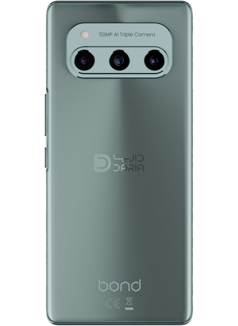 Daria - Daria BOND 5G Android 14 Smartphone - 8GB RAM, 256GB Storage, 50MP AI Triple  Camera, 120Hz Curved AMOLED, Octa-Core 2.6 GHz, Free Daria Entertainer App Subscription, Web3.0 Monetization, Built-In Wallet, Advanced Security, Green Color with 66 Watts Super Fast Charge - Image 1