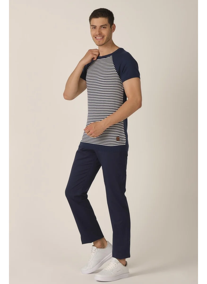 Alexander Gardi Striped Knit T-Shirt (AG5049)