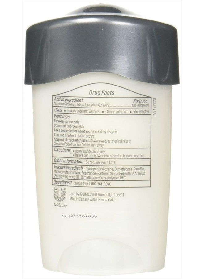 Dove Men + Care Clinical Protection Antiperspirant Deodorant Solid Clean Comfort 1.70 oz (Pack of 6) - Image 2