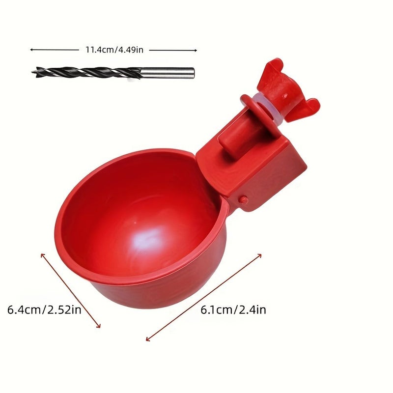 21 Pcs Chicken Water Dispensers Automatic Stop Hygienic Poultry Waterer With Hole Puncher - Image 3
