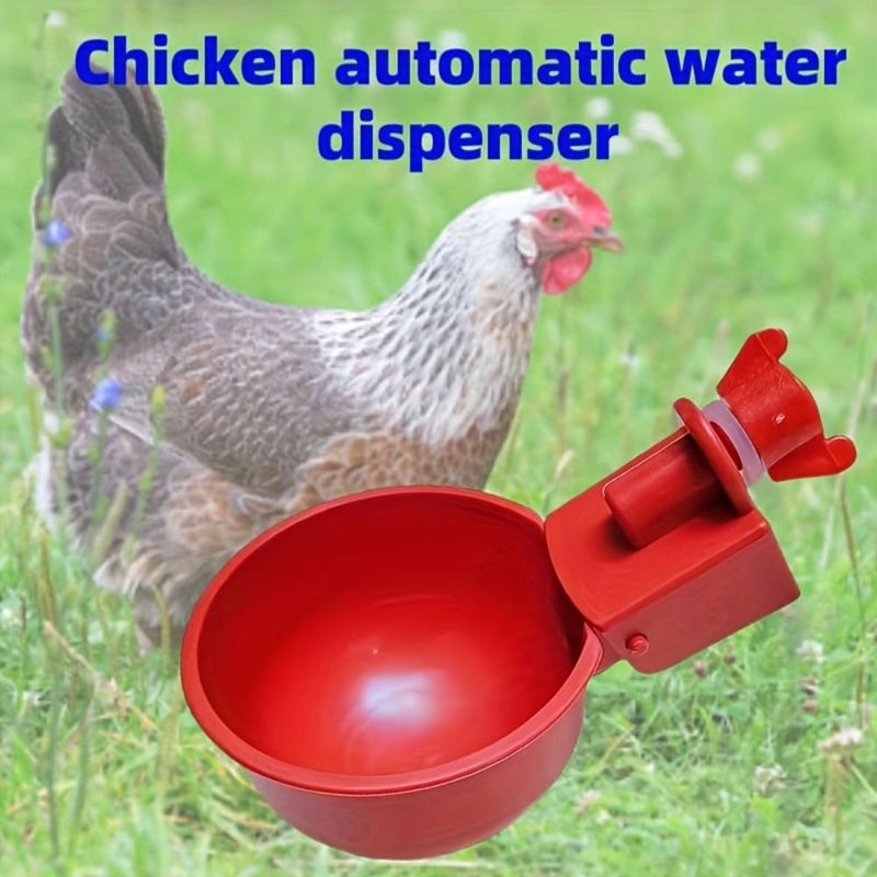 21 Pcs Chicken Water Dispensers Automatic Stop Hygienic Poultry Waterer With Hole Puncher - Image 4