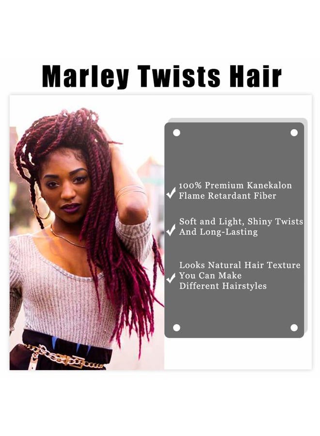 BAISAI Marley Hair 3 Packs Bug Braiding Twist Marley Hair Long Afro Braiding Hair for Twists Bug Marley Crochet Hair Braid 18 Inch 100g/Pack (Bug#) - Image 2