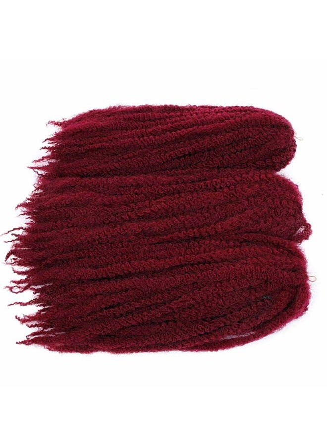 BAISAI Marley Hair 3 Packs Bug Braiding Twist Marley Hair Long Afro Braiding Hair for Twists Bug Marley Crochet Hair Braid 18 Inch 100g/Pack (Bug#) - Image 4