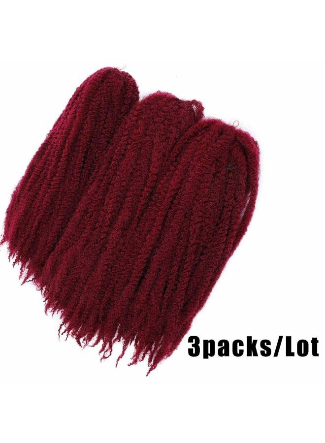 BAISAI Marley Hair 3 Packs Bug Braiding Twist Marley Hair Long Afro Braiding Hair for Twists Bug Marley Crochet Hair Braid 18 Inch 100g/Pack (Bug#) - Image 3